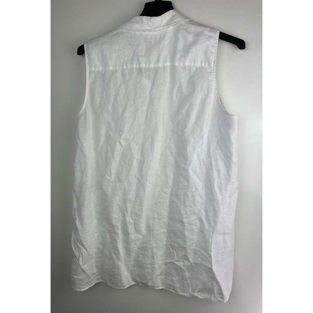 Chico's Bundle of 2 100% Linen No Iron Sleeveless Tunic Tops Plus Size 3 16/18 - Picture 14 of 16